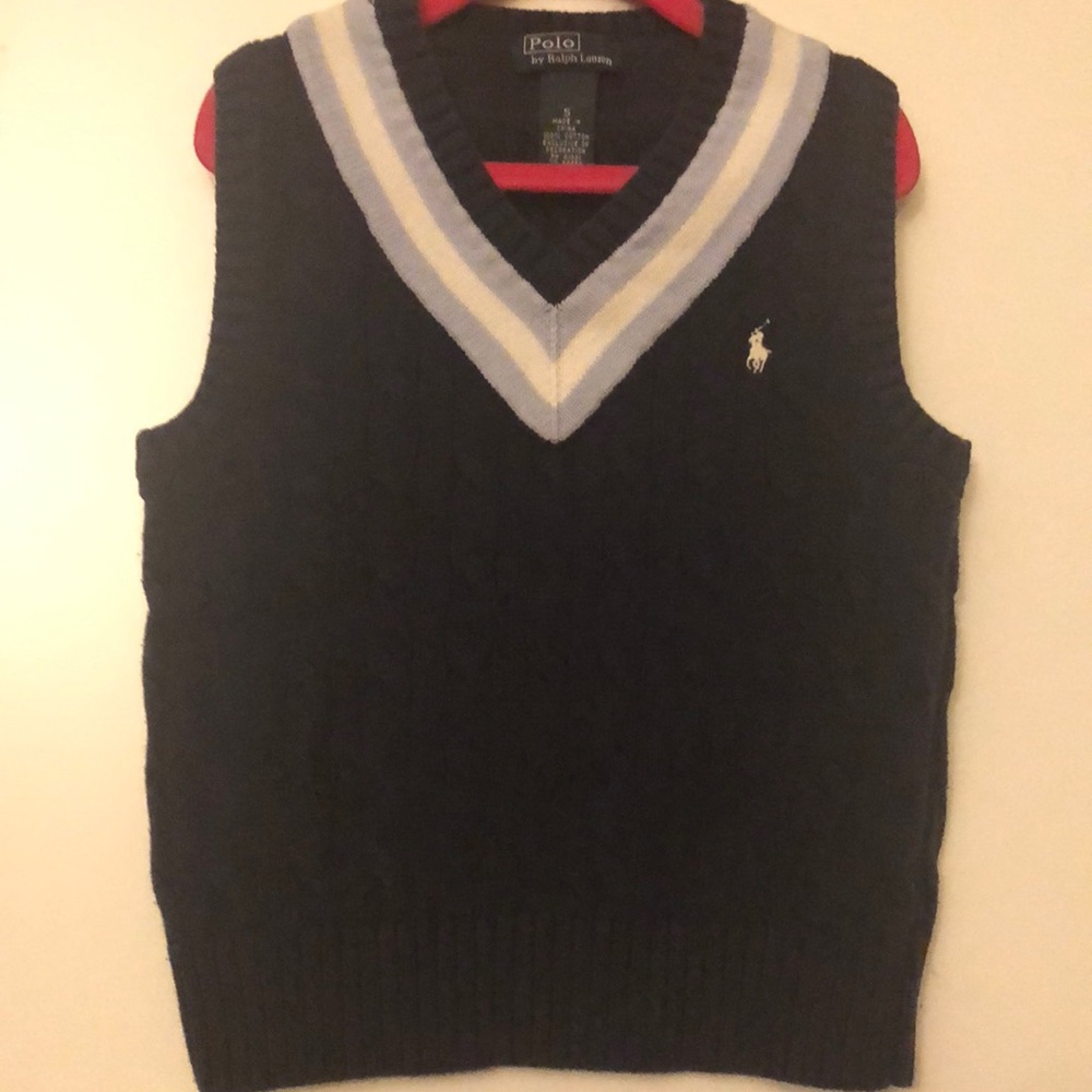 Polo by Ralph Lauren boys sweater vest.